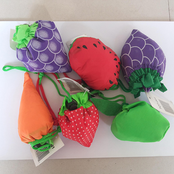 210D Polyester Foldable Fruit Shopping Bag