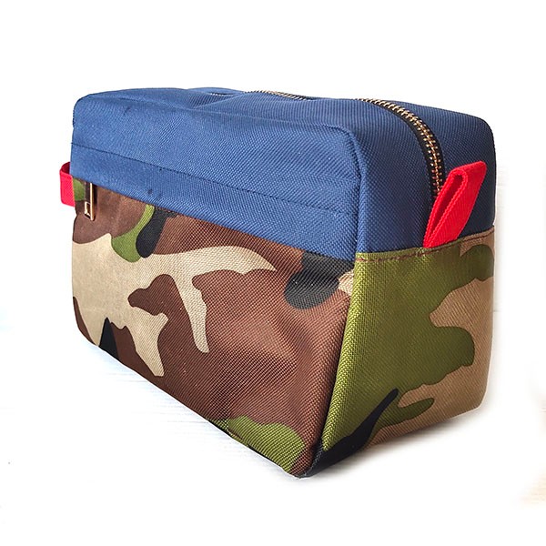 600D polyester camouflage cosmetic bag