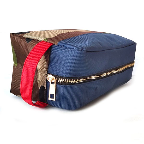 600D polyester camouflage cosmetic bag