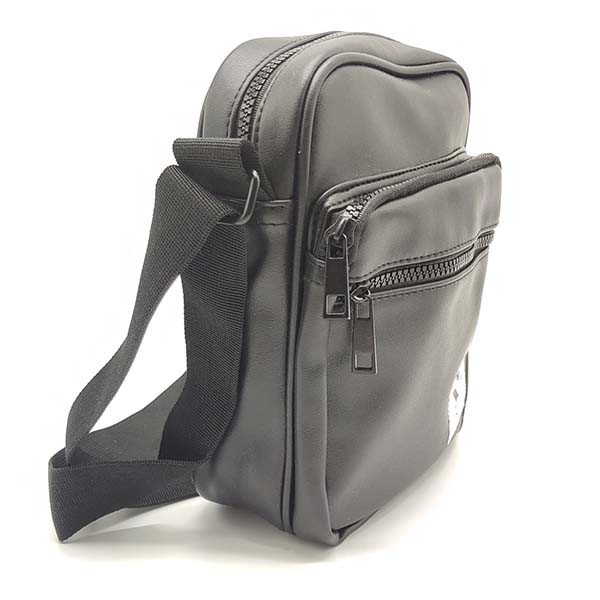 Black PU Leather Single Shoulder Bag