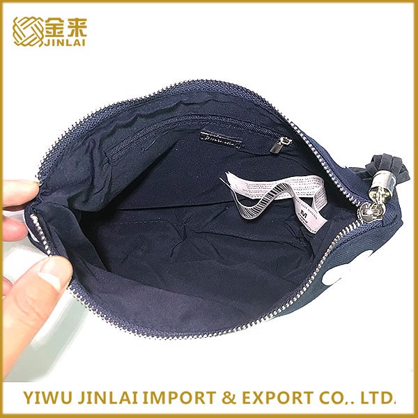 Cotton Canvas Cosmetic Bag