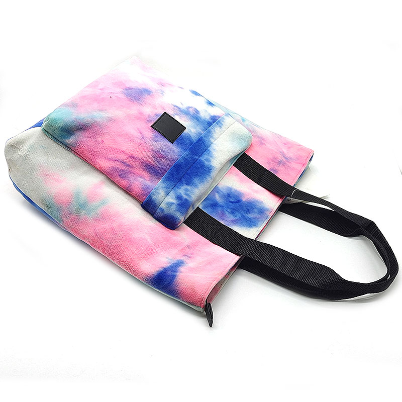 Digital Printing Plush Handbag