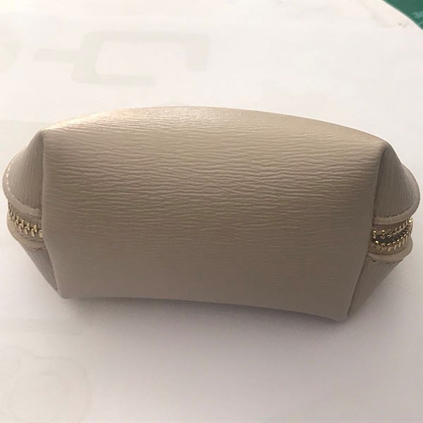 Embossed Logo Cosmetic Bag