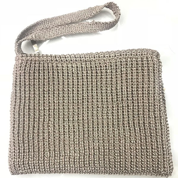 Fashion Knitted Clutch Cosmetic Bag