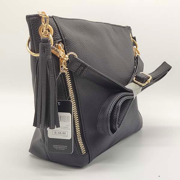 Fashion PU Lady Shoulder Handbag With Tassel Pendant