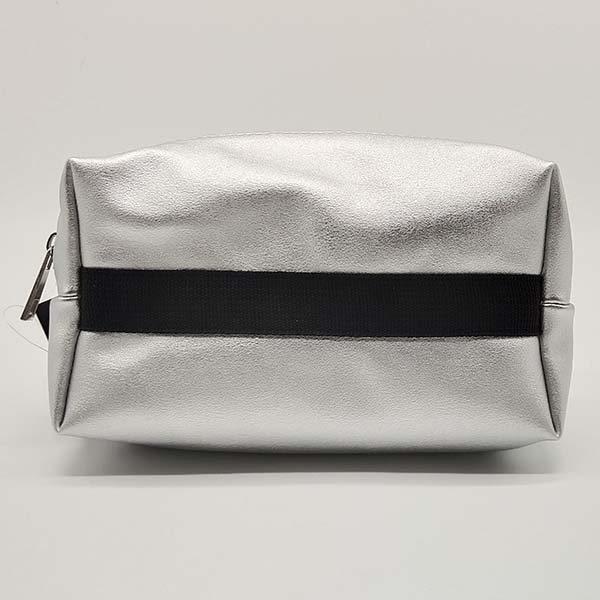 Fashion Silver PU Cosmetic Bag