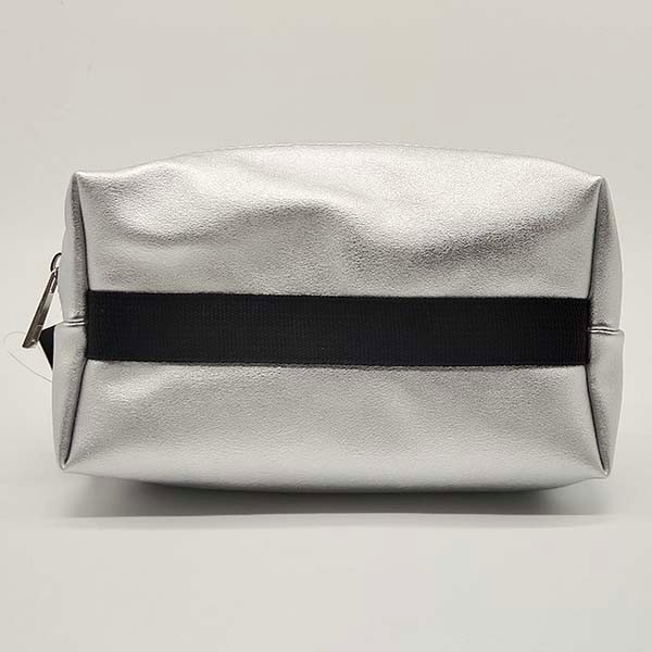 Fashion Silver PU Cosmetic Bag
