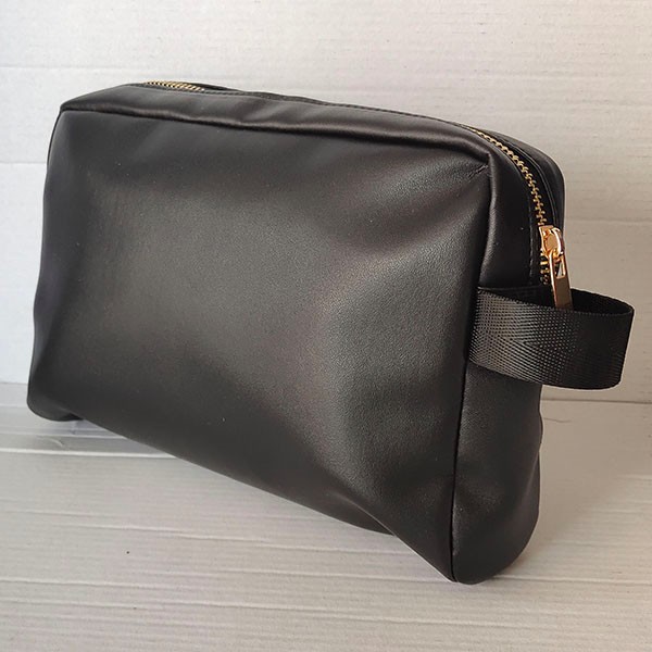 Man PU Leather Cosmetic Bag
