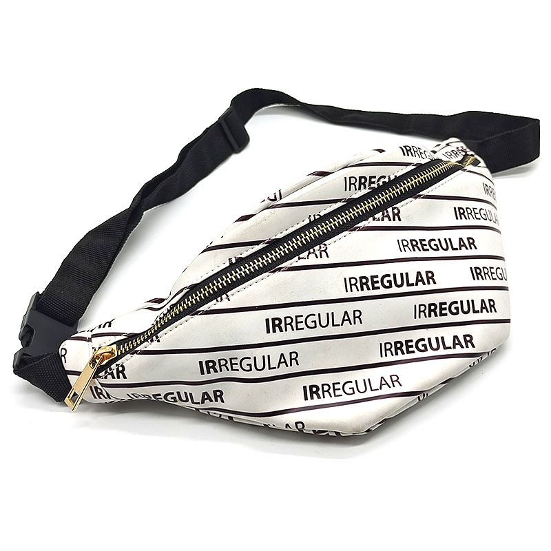 Printed PU Leather Fanny Pack Bag