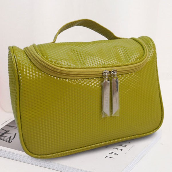 Promotional PU Leather Hang Cosmetic Bag