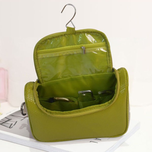 Promotional PU Leather Hang Cosmetic Bag