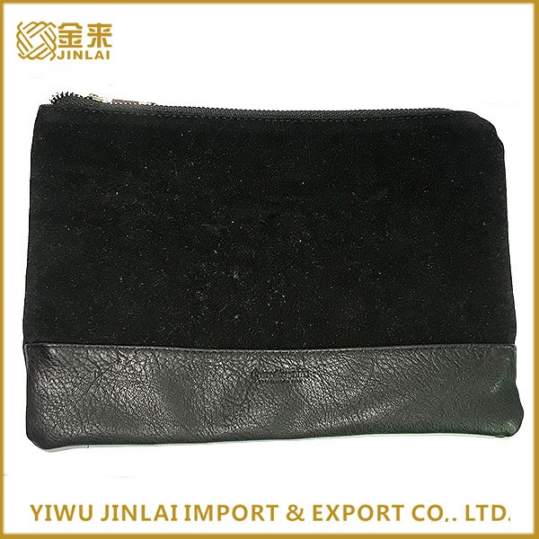 Suede Man Cosmetic Bag