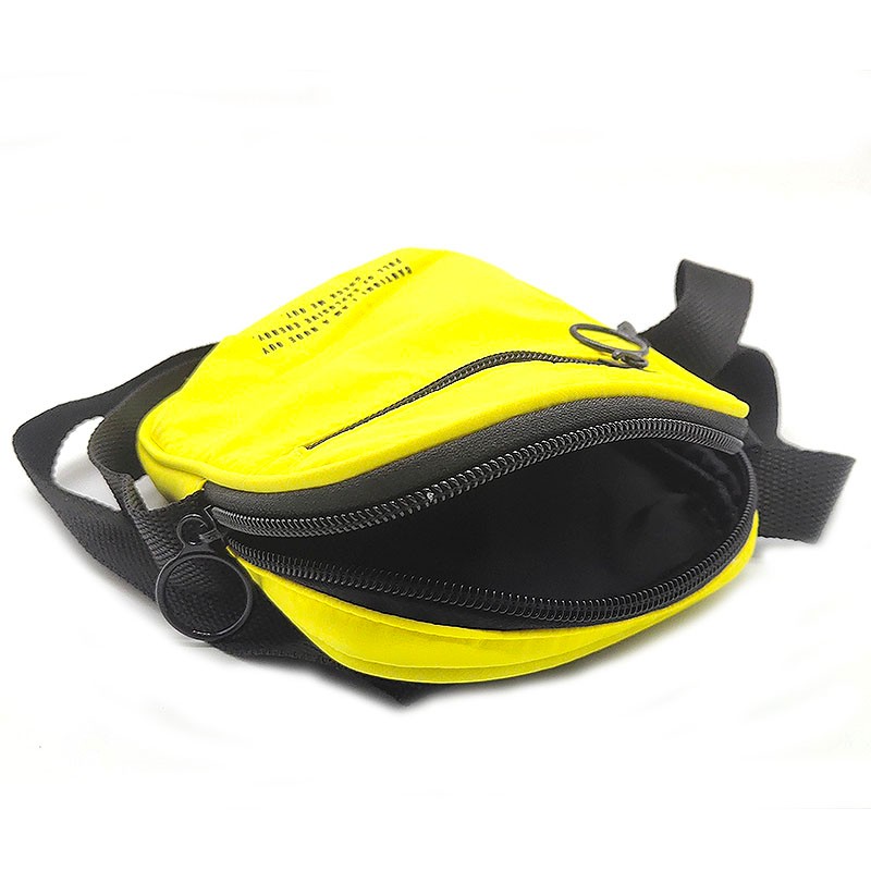 Yellow Polyester Shoulder Bag